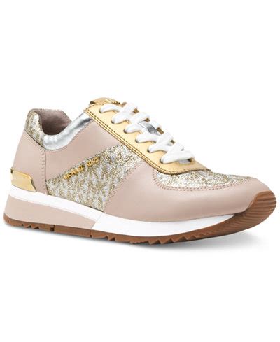 michael kors allie trainer gold|Michael Kors allie sneakers.